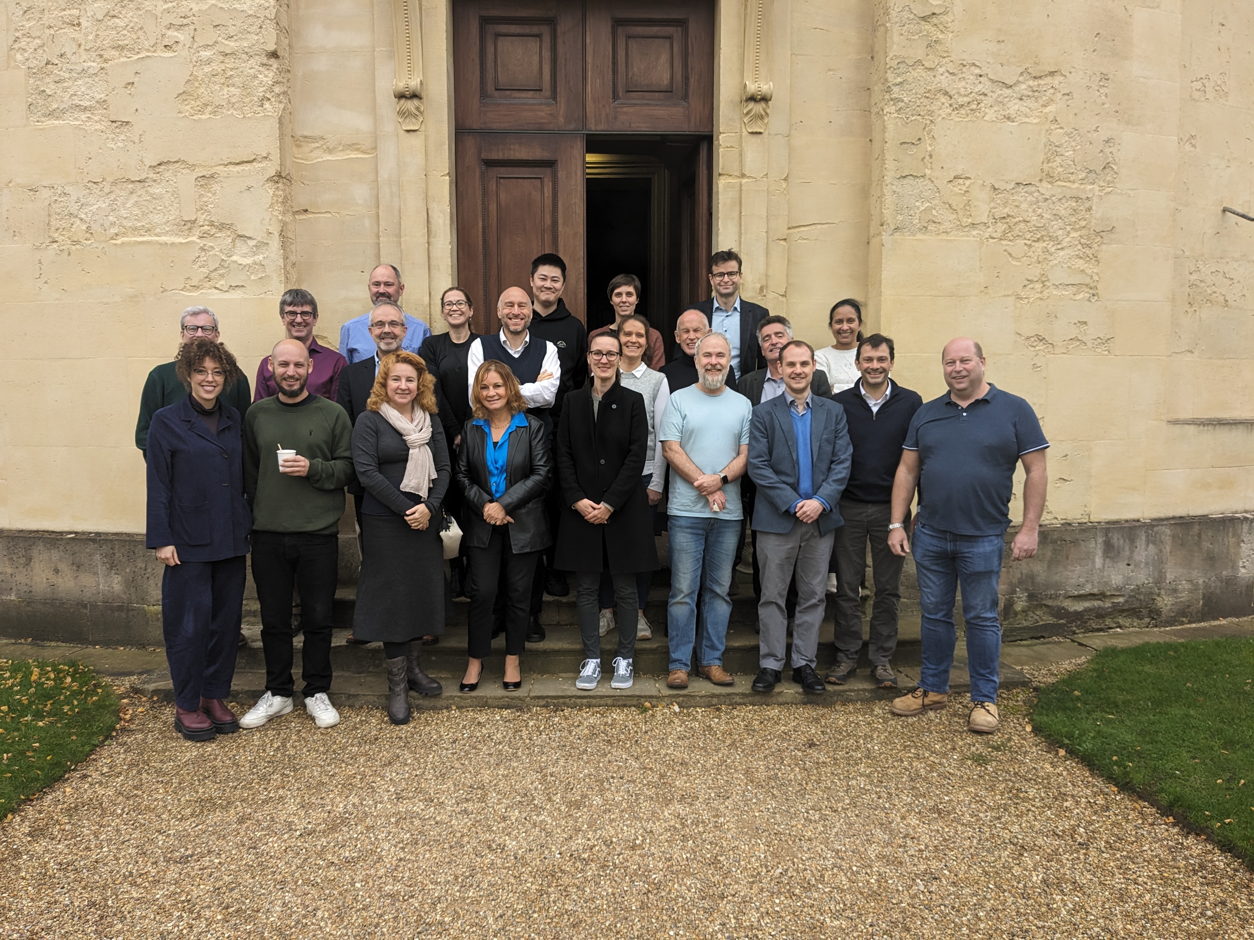 Group photo of the DOLORisk team at Green Templeton College, Oxford