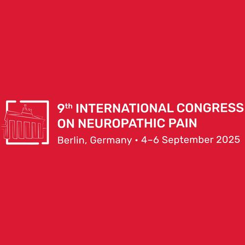 NeuPSIG 2025 Conference logo: white text with conference details on a red background